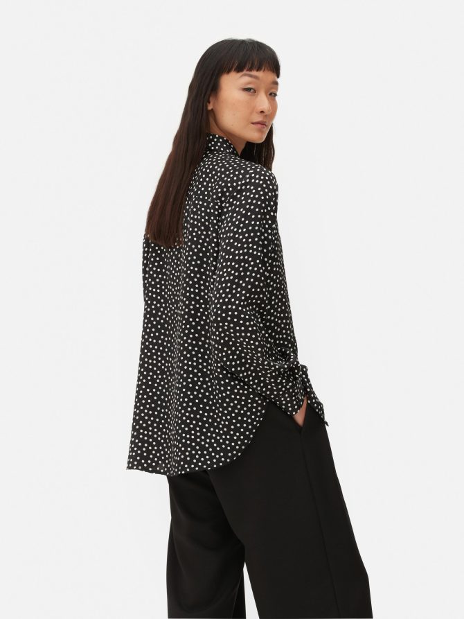 Long Sleeve Satin Shirt - Image 4