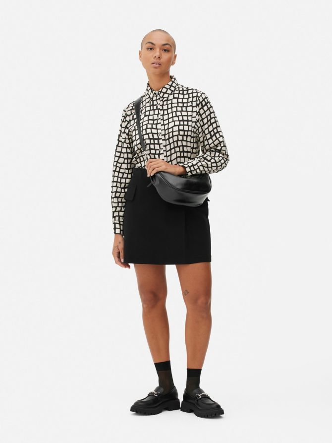 Long Sleeve Satin Shirt