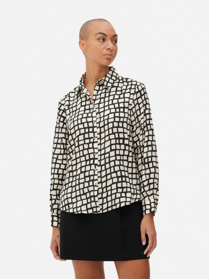 Long Sleeve Satin Shirt - Image 2