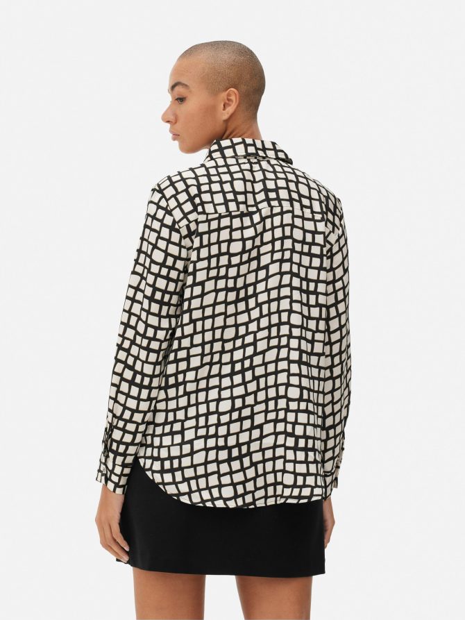 Long Sleeve Satin Shirt - Image 4