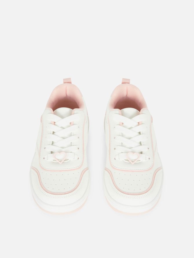Glittery Chunky Low Top Sneakers - Image 2