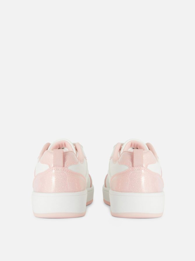 Glittery Chunky Low Top Sneakers - Image 3