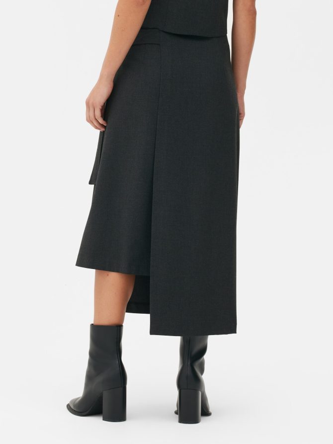 The Edit Asymmetrical D-Ring Skirt - Image 4
