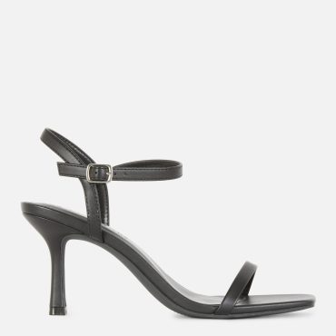 Faux Leather Stiletto Heels