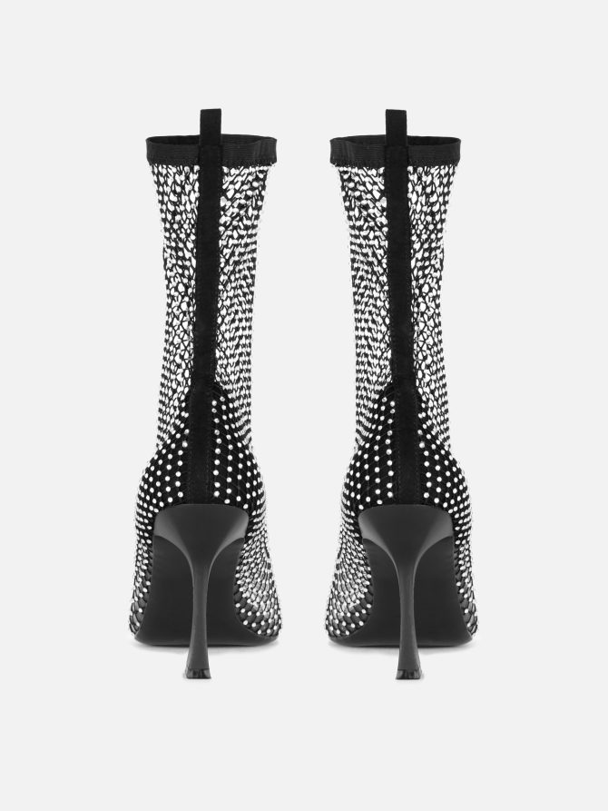 Rita Ora Heeled Mesh Ankle Boots - Image 3