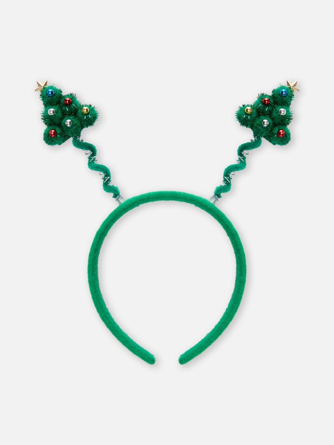 Christmas Tree Bobble Headband