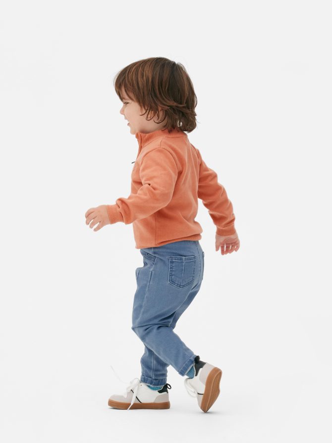 Paneled Jogger Jeans - Image 2