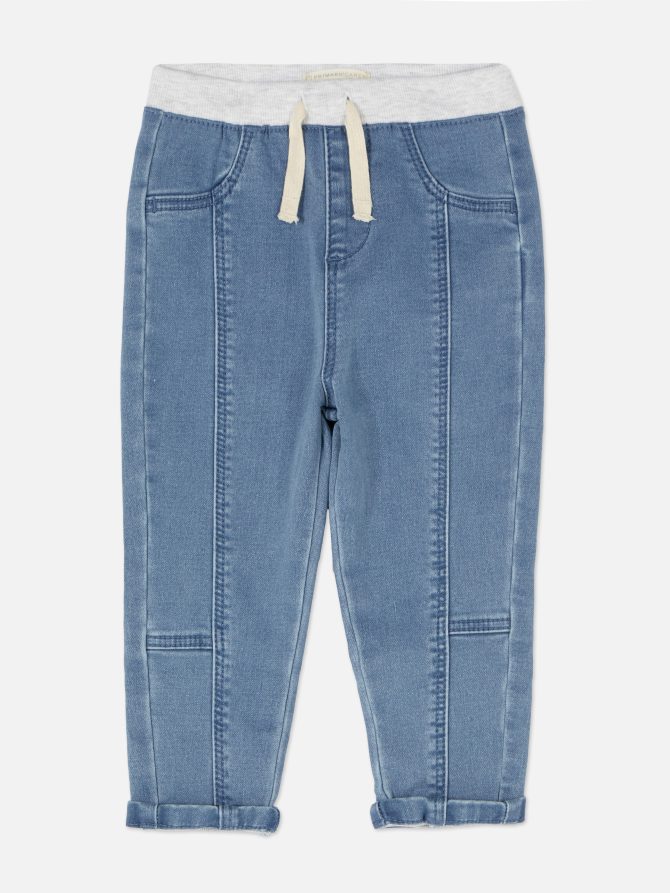 Paneled Jogger Jeans - Image 3