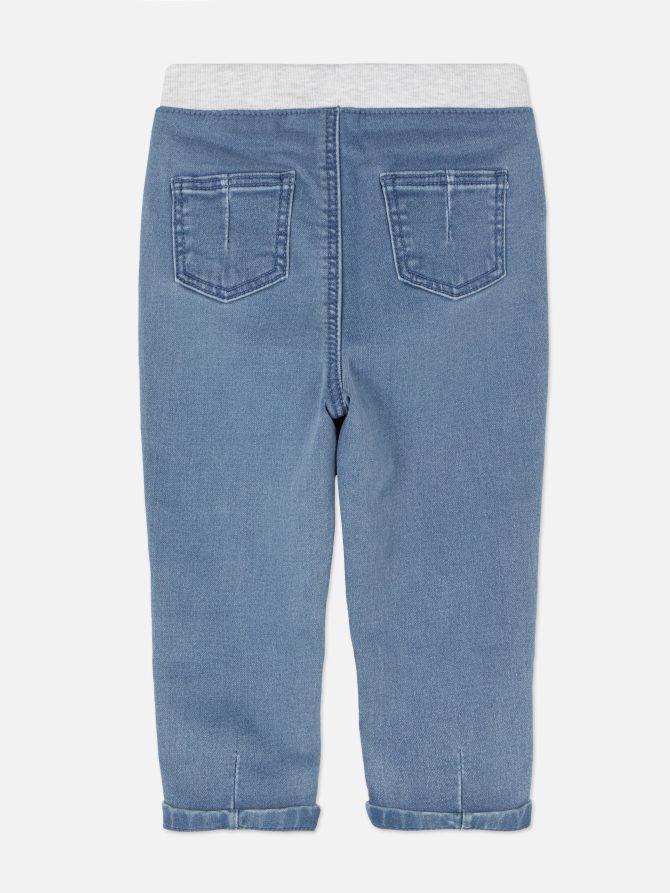 Paneled Jogger Jeans - Image 4