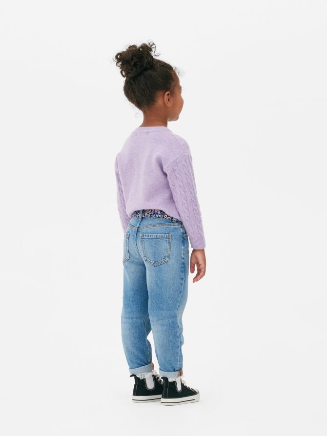 Floral Belted Jeans - Image 2