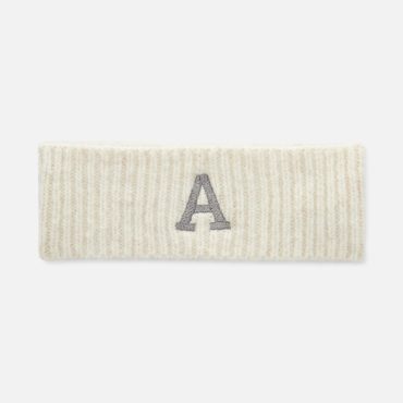 Embroidered Initial Headband