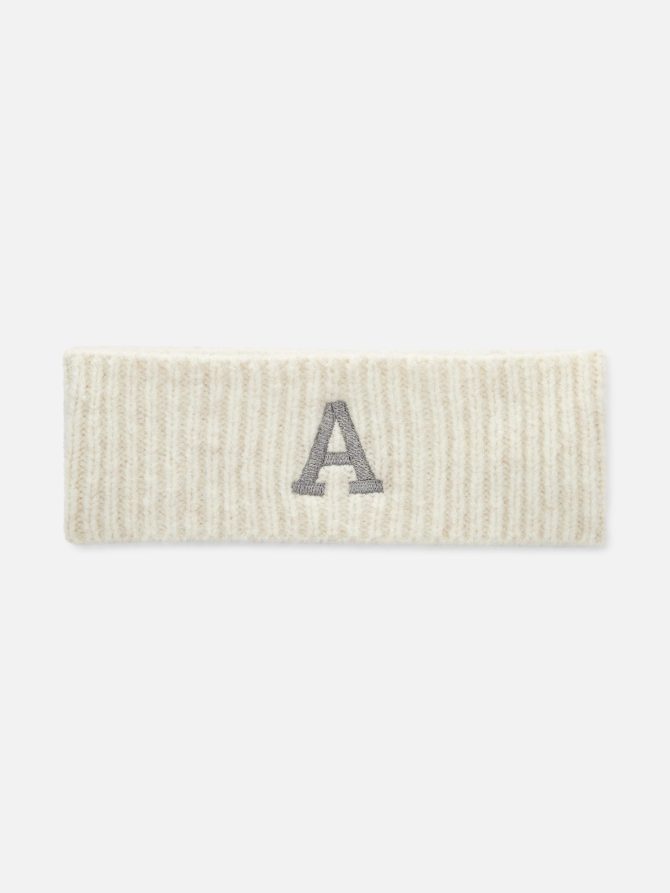 Embroidered Initial Headband