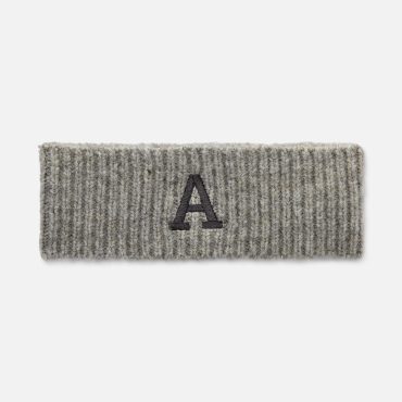 Embroidered Initial Headband