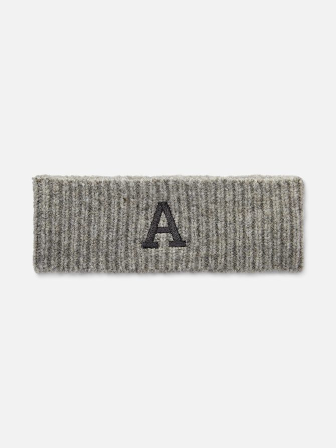 Embroidered Initial Headband