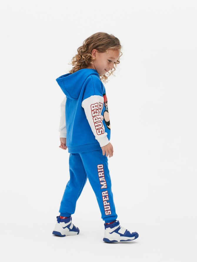 Super Mario Logo Print Joggers - Image 2