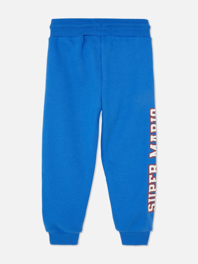 Super Mario Logo Print Joggers - Image 4