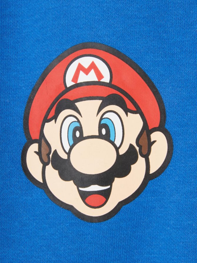 Super Mario Logo Print Joggers - Image 5