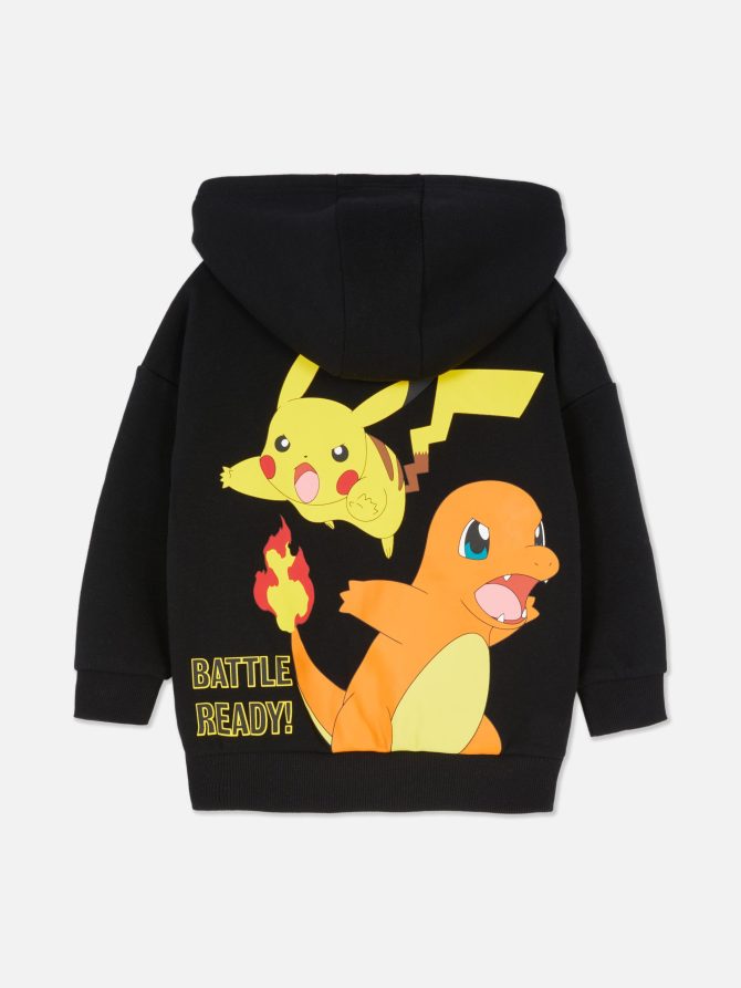 Pokémon Charmander and Pikachu Hoodie - Image 4