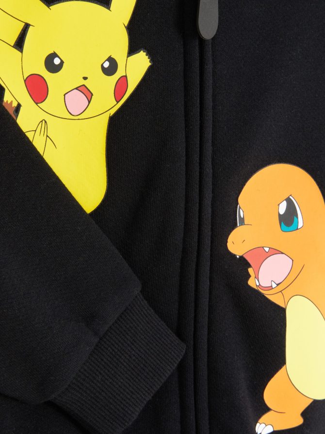 Pokémon Charmander and Pikachu Hoodie - Image 5