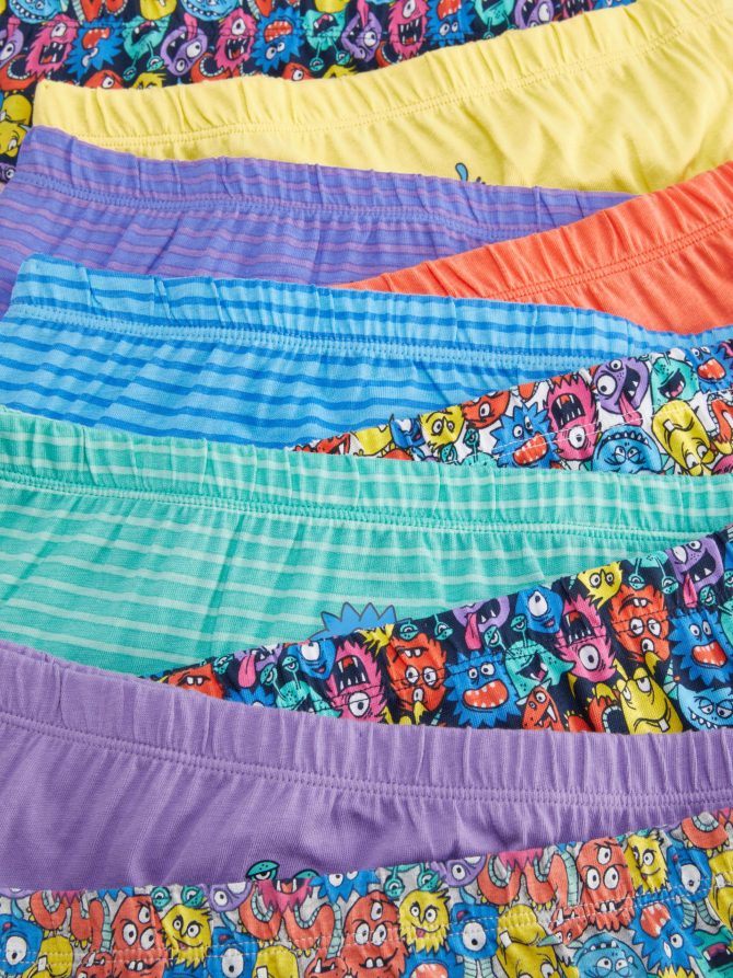 10-Pack Monster Print Briefs - Image 2