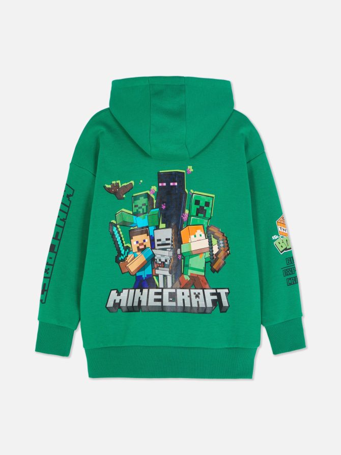 Minecraft Character Print Hoodie - Image 4