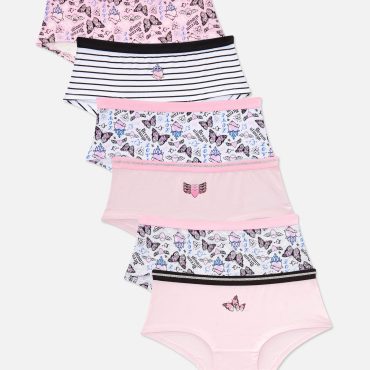 6-Pack Butterfly Hipster Briefs