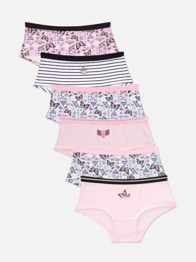 6-Pack Butterfly Hipster Briefs