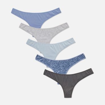 5-Pack Everyday Cotton Thongs
