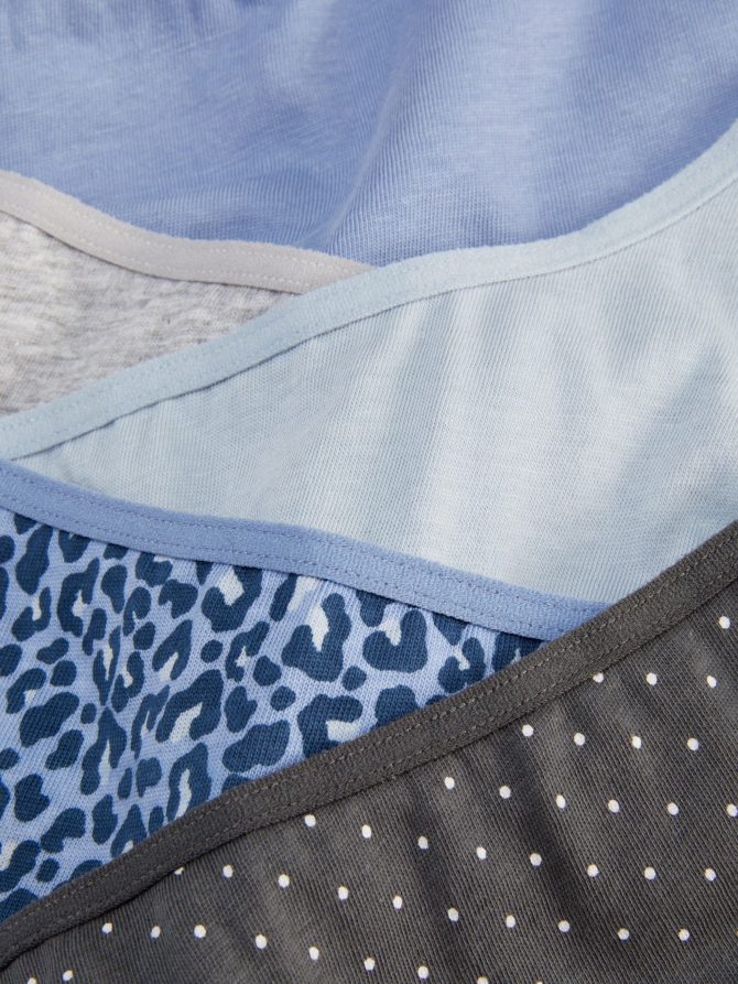 5-Pack Everyday Cotton Thongs - Image 2