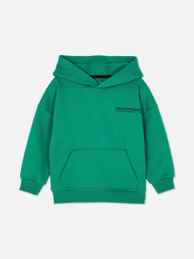 Slogan Graphic Hoodie