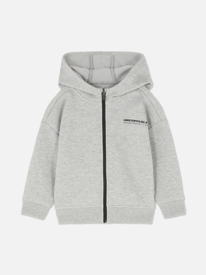 Slogan Graphic Hoodie