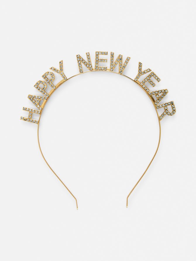 Happy New Year Rhinestone Headband