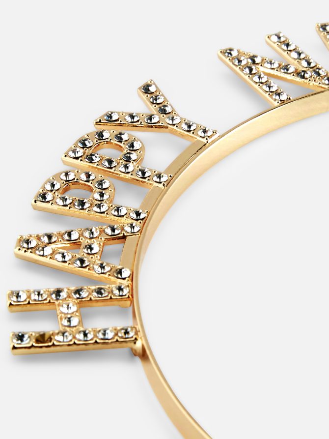 Happy New Year Rhinestone Headband - Image 2