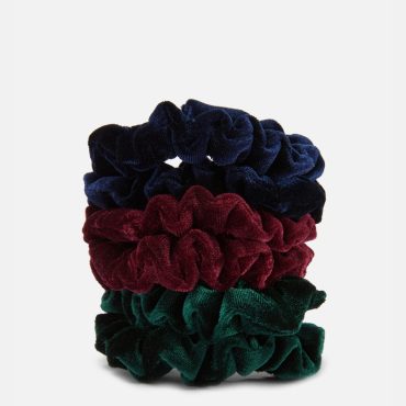6-Pack Velvet Micro Scrunchies