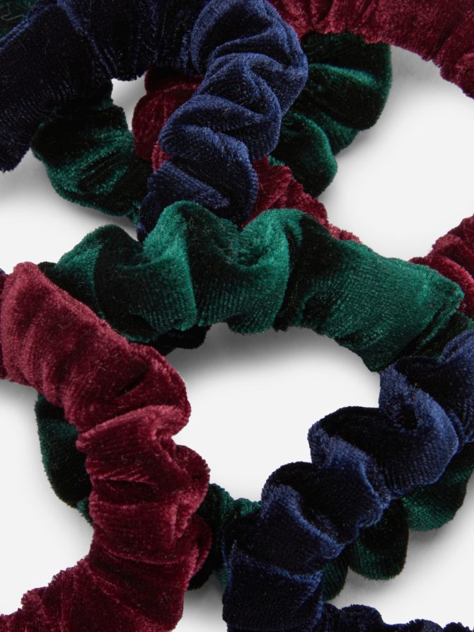 6-Pack Velvet Micro Scrunchies - Image 2