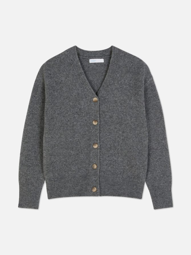 V-Neck Knit Cardigan - Image 5