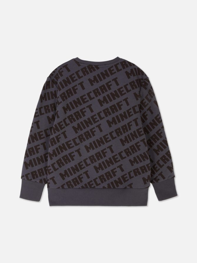 Minecraft Creeper Print Sweatshirt - Image 2