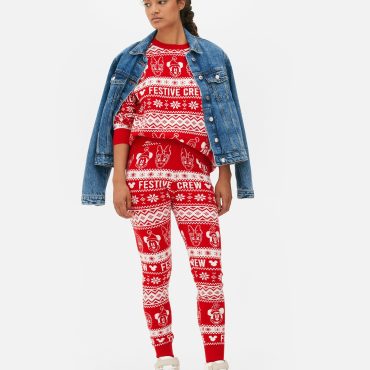 Disney’s Mickey Mouse and Friends Fair Isle Joggers
