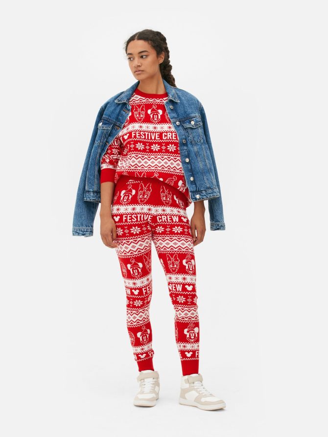 Disney’s Mickey Mouse and Friends Fair Isle Joggers