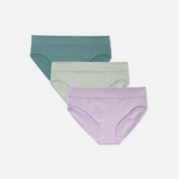 3-Pack Seamfree Ribbed Mini Briefs