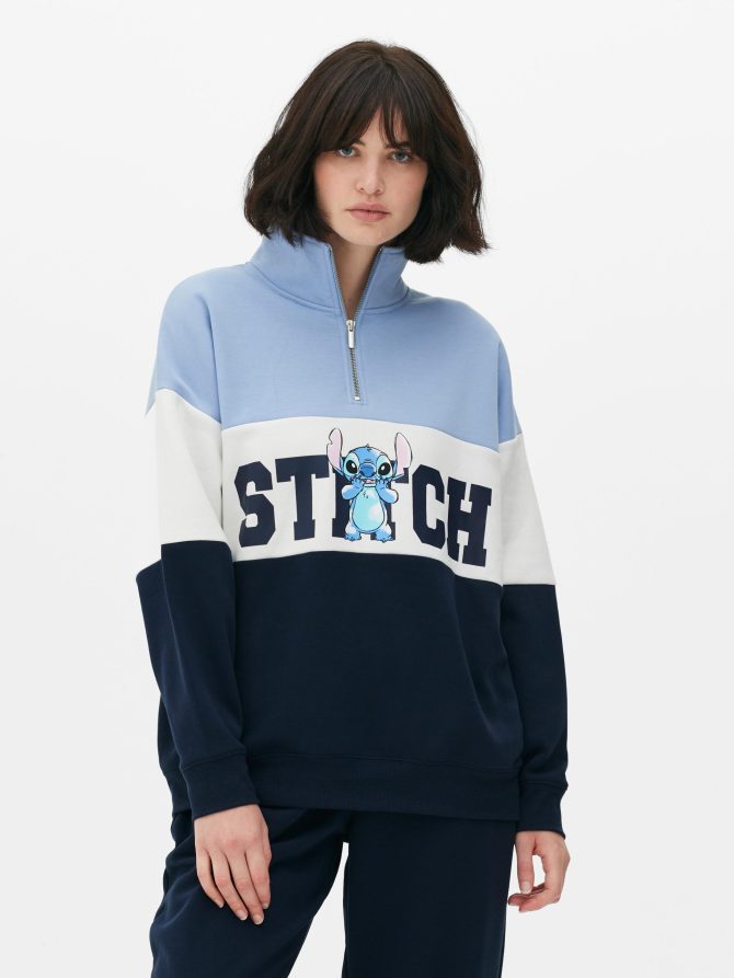 Disney’s Lilo and Stitch Funnel Neck Sweatshirt - Image 2
