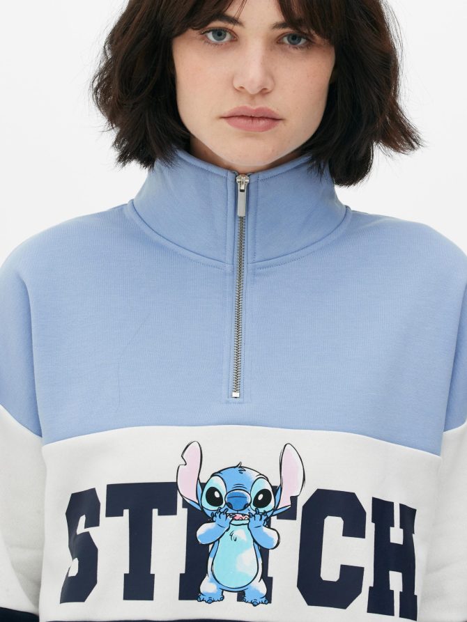 Disney’s Lilo and Stitch Funnel Neck Sweatshirt - Image 3
