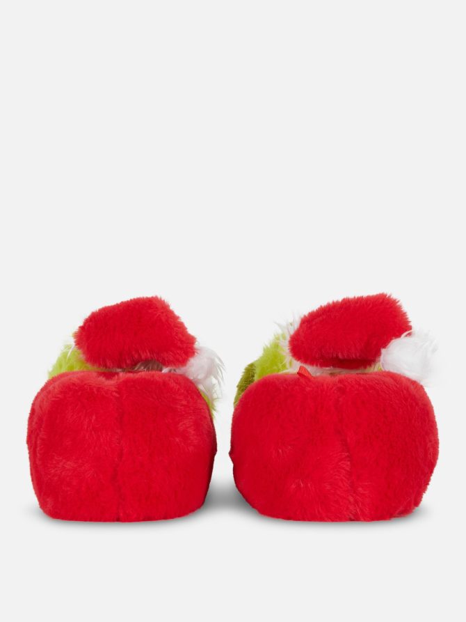 Men's The Grinch Family Christmas Pajamas Slippers - Image 3
