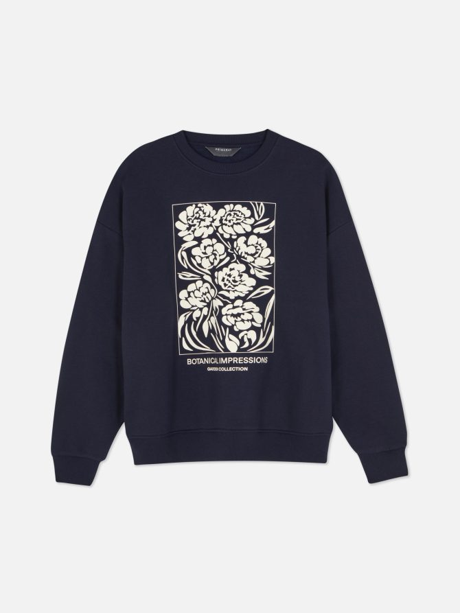 Oversized Print Sweatshirt - Image 5