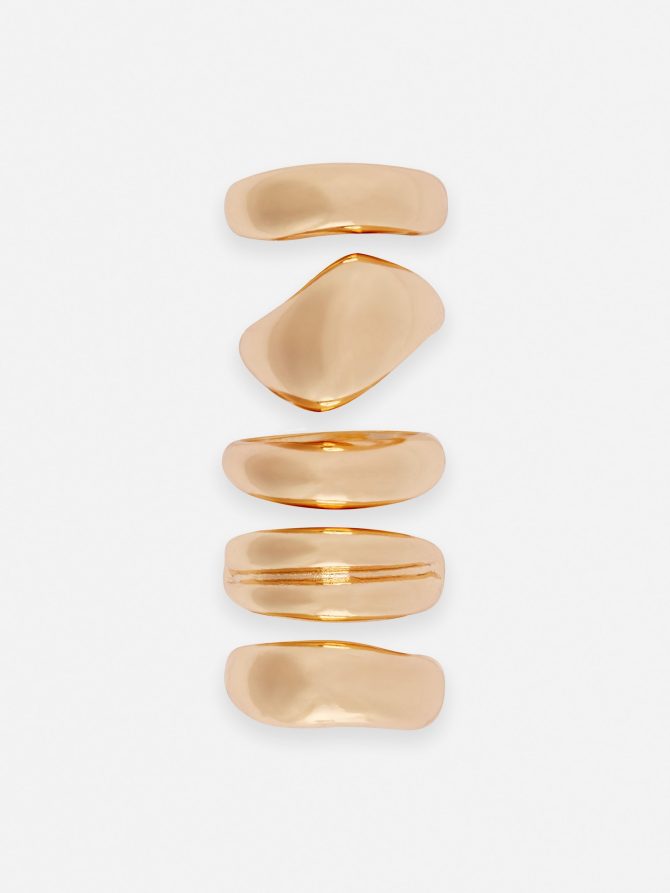 5-Pack Rita Ora Chunky Rings