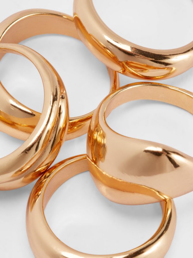 5-Pack Rita Ora Chunky Rings - Image 2