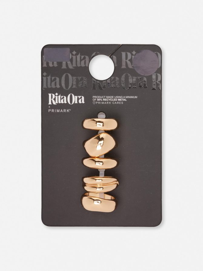 5-Pack Rita Ora Chunky Rings - Image 3