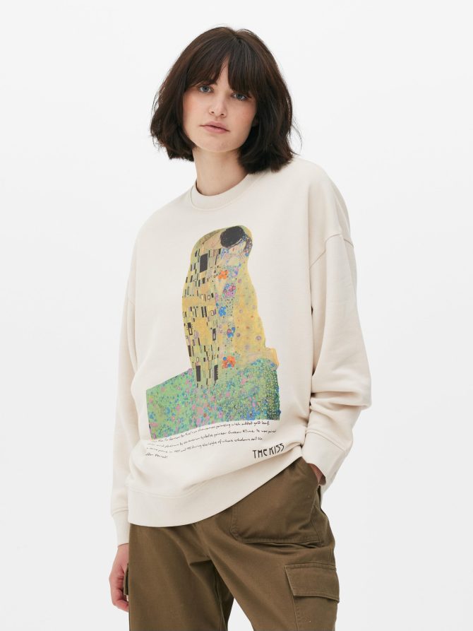 Gustav Klimt Graphic Sweatshirt - Image 2