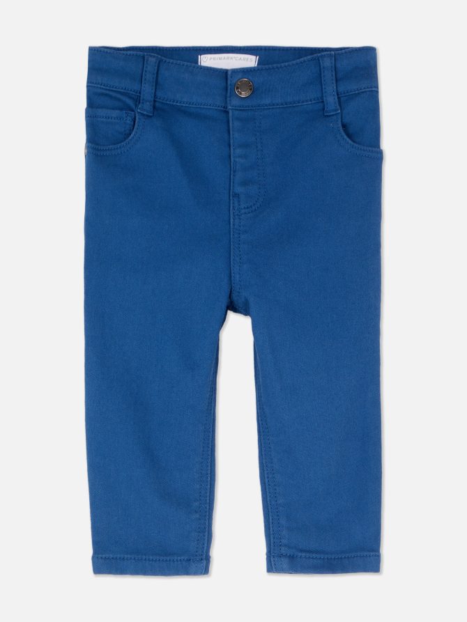 Straight Leg Twill Pants