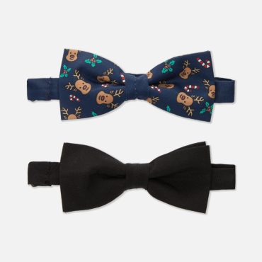 2-Pack Christmas Bow Ties